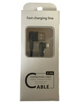 Kabel kątowy USB A do Lightning 1M 2,4A 