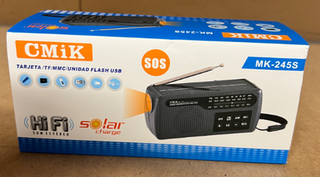 RADIO NA DYNAMO KORBKĘ SOLARNE POWERBANK LATARKA