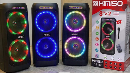 QS82 / Głośnik Bluetooth Bezprzewodowy Boombox Karaoke