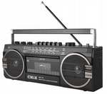 Radio Odtwarzacz kasetowy RETRO Jamnik Boombox BLUETOOTH KASETA SD AUX RADIO FM AM