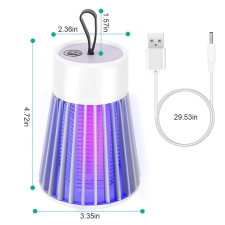 Elektryczna łapka na owady Lampa UV do zabijania komarów