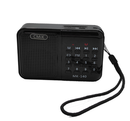 Mini radio turystyczne kieszonkowe AM FM MK-140