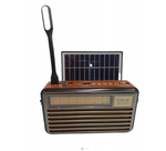 Radio solarne RETRO z Bluetooth i USB 