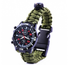 ZEGAREK SURVIVAL TAKTYCZNY PARACORD MILITARNY