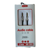 WK-3002 Kabel Aux Audio 3,5 mm (2 m) do samochodu, domu, iPhone'a, smartfona, iPoda i iPada