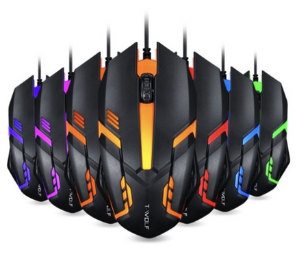 Yelandar M30 Przewodowa mysz RGB z podświetleniem Gamer 