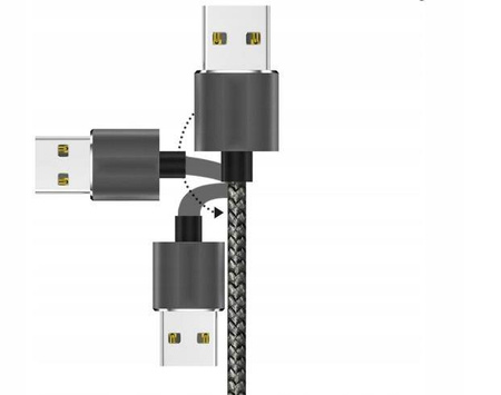 KABEL MAGNETYCZNY LED microUSB iPhone USB C