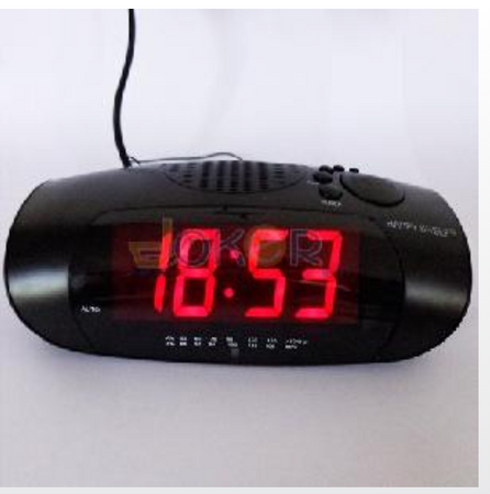 Radiobudzik CR-333 - FM/AM, Alarm, Funkcja Drzemki, Czerwony Wyświetlacz LED