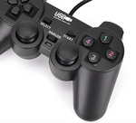 Joystick do gier Czarny przewodowy kontroler gier Gamepad Nowy USB 2.0 na PC Windows 10