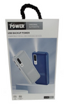 Mobilny Power Bank 20000 mAh 3 porty USB Jasna latarka LED Informacyjny wyświetlacz LCD