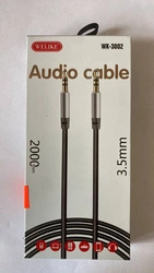 WK-3002 Kabel Aux Audio 3,5 mm (2 m) do samochodu, domu, iPhone'a, smartfona, iPoda i iPada