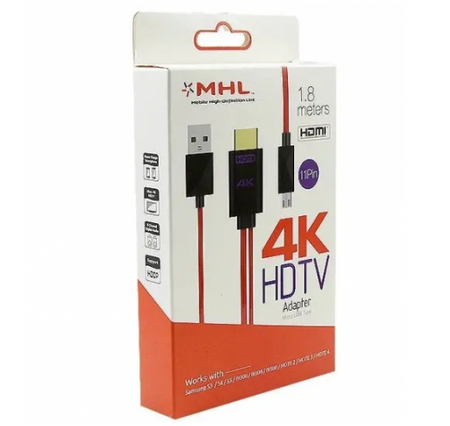 Adapter wideo do smartfona Kabel Micro 11pi 4K MhL