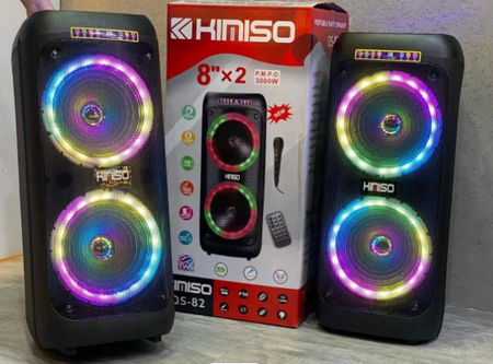 QS82 / Głośnik Bluetooth Bezprzewodowy Boombox Karaoke