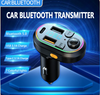 C30 Transmiter ładowarka samochodowa Bluetooth 5.0, nadajnik FM, odtwarzacz MP3, zestaw głośnomówiący