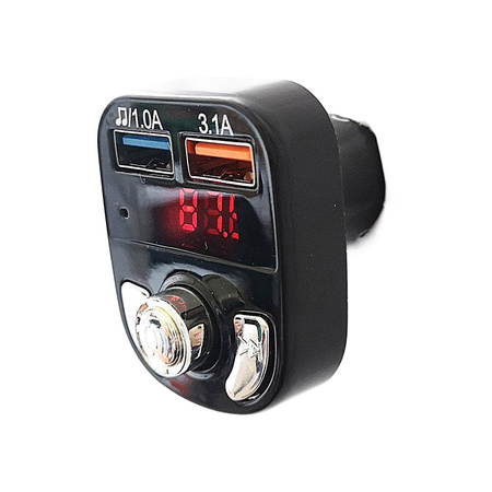 Transmiter FM Bluetooth MP3 z ładowarką USB 3,1A + 1A