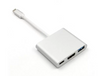 Adapter 3 w 1 typu C Adapter koncentratora USB 3.0 4K HDMI ze stopu aluminium 