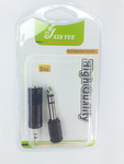 Adapter Jack 3,5mm - 6,5mm + 6,5mm- 3,5mm