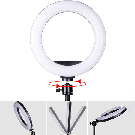 Lampa pierścieniowa LED RGB 10" cali Ring