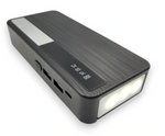 Powerbank 20000mAh 2xUSB CZARNY LATARKA