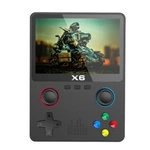 Konsola X6 przenośne gra wideo Consolas 3.5 Cal ekran IPS Mini przenośny odtwarzacz gier 3D symulator LINUX