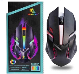 Yelandar M30 Przewodowa mysz RGB z podświetleniem Gamer 