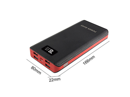 Powerbank 20000mah LCD LED 4 USB Power Bank