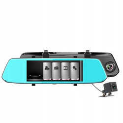 Kamera samochodowa z lusterkiem wstecznym DVR