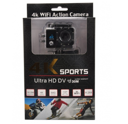 Kamera sportowa wodoodporna 30m wifi 4K + akcesoria